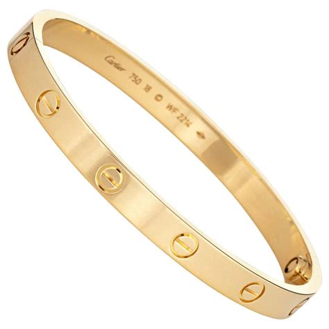 antique cartier love bracelet|authentic used cartier love bracelet.